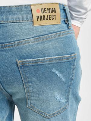 Denim Project / Slim Fit Jeans Mr. Red Destroy in blauw Denim Project / Slim Fit Jeans Mr. Red Destroy in blauw