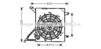 Koelventilatorwiel AVA QUALITY COOLING, u.a. für Opel, Vauxhall