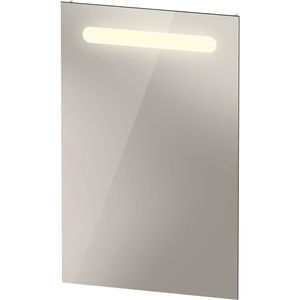 Spiegel Duravit No.1 Met Horizontale LED Verlichting 45x3.5x70 cm Mat Wit Duravit