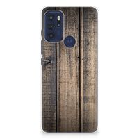 Motorola Moto G60s Bumper Hoesje Steigerhout - thumbnail