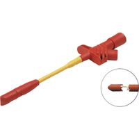 SKS Hirschmann KLEPS 2700 Grijpklem Steekaansluiting 4 mm CAT III Rood