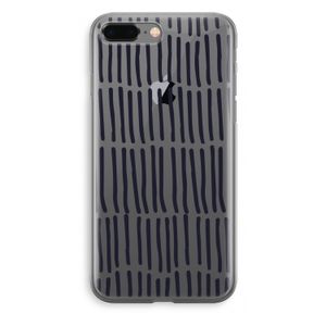 Moroccan stripes: iPhone 8 Plus Transparant Hoesje