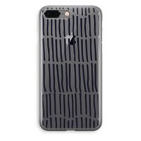 Moroccan stripes: iPhone 8 Plus Transparant Hoesje - thumbnail