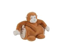 J-Line Aap+Dekentje Pluche Bruin