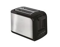 Tefal Express Broodrooster TT410D, 2 sleuven, RVS, 7 bruiningsniveaus, geroosterd brood, Verwijderbare kruimellade, 850 W
