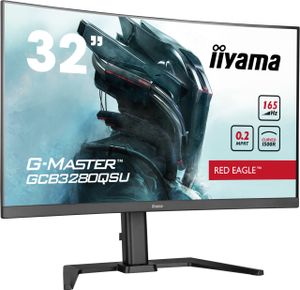 Iiyama GCB3280QSU-B1 ETE VA, Curved Gaming monitor Energielabel F (A - G) 80 cm (31.5 inch) 2560 x 1440 Pixel 16:9 0.2 ms DisplayPort, HDMI, Hoofdtelefoon (2.5