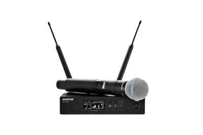 Shure QLXD24E/B58-K51 draadloos handheld systeem (606 - 670 MHz) Shure QLXD24E/B58-K51 draadloos handheld systeem (606 - 670 MHz)