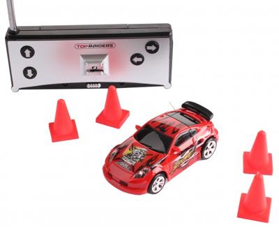 Gear2play RC raceauto driftincars 7 cm met accessoires rood Gear2play RC raceauto driftincars 7 cm met accessoires rood