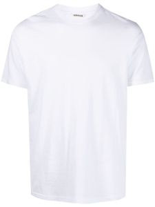 Auralee t-shirt en coton à col rond - Blanc