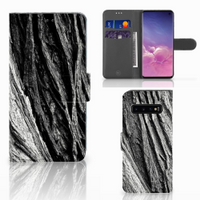 Book Style Case Samsung Galaxy S10 Boomschors Grijs - thumbnail