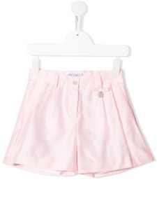 Simonetta short taille haute à pinces - Rose