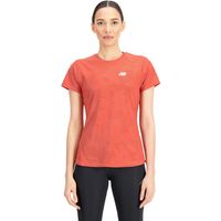 New Balance Q Speed Jacquard T-Shirt Dames - thumbnail