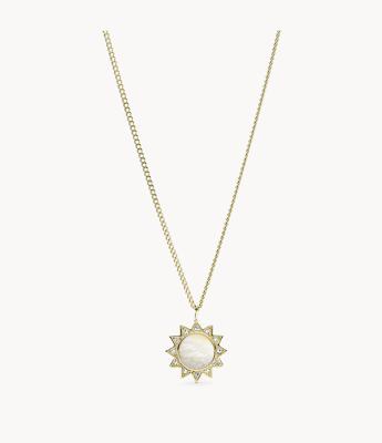 Fossil ketting Vintage Glitz JF03425710 goudkleur