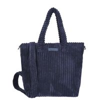 Enrico Benetti Corduroy Ribstof Shopper/Schoudertas Rosie Navy - thumbnail