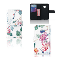 Samsung Galaxy Xcover 4 | Xcover 4s Telefoonhoesje met Pasjes Bird Flowers