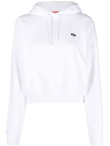 Diesel hoodie F-Reggy-Hood-Doval-Pj à logo appliqué - Blanc