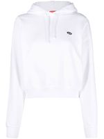 Diesel hoodie F-Reggy-Hood-Doval-Pj à logo appliqué - Blanc