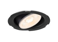 SLV 1007090 UNIVERSAL DOWNLIGHT LED-Einbauleuchte EEK: F (A - G) LED 8W black
