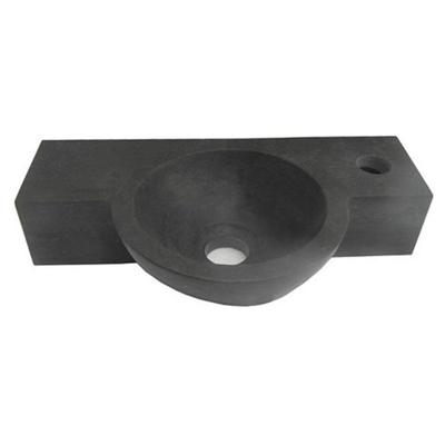 Fontein Montreux Rechthoek/Rond 40x23x8cm Limestone Antraciet