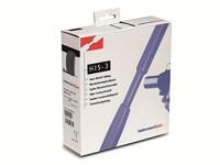 HellermannTyton 308-31800 krimpkous zonder lijm zwart 18 mm krimpverhouding: 3:1 4 m