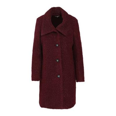 Cassis teddy jas donkerrood