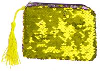 LG Imports portemonnee zeemeermin glitter 13 cm goud