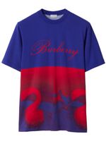 Burberry t-shirt en jersey à imprimé graphique - Violet