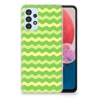 Samsung Galaxy A13 4G TPU bumper Waves Green - thumbnail