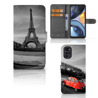 Motorola Moto G22 Flip Cover Eiffeltoren - thumbnail