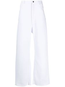 Natasha Zinko pantalon à design structuré - Blanc