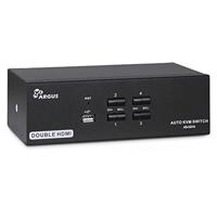 Inter-Tech IPC KVM Switch AS-42HA HDMI, Metall