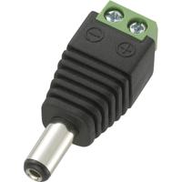 TRU COMPONENTS DC14-M Laagspannings-connector Stekker, recht 5.5 mm 2.1 mm 1 stuk(s) - thumbnail