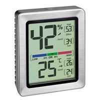 TFA Dostmann EXACTO Thermo-/hygrometer Zilver