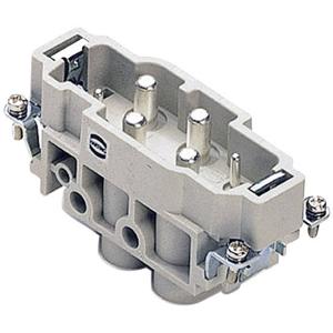 Harting 09 38 006 2601 Stekker inzetstuk Han® Com 4 + 2 + PE Schroeven 1 stuk(s)