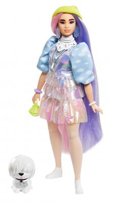 Barbie tienerpop Extra Unicorn pig roze/paars 2 delig Barbie tienerpop Extra Unicorn pig roze/paars 2 delig