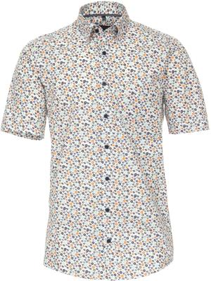 Casa Moda Heren Overhemd Bloemen Print Comfort Fit Casa Moda Heren Overhemd Bloemen Print Comfort Fit