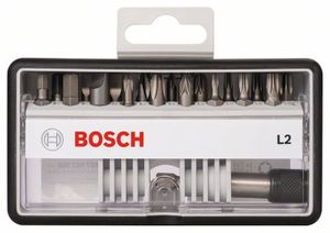 Bosch Accessories Robust Line 2607002568 Bitset 19-delig Plat, Kruiskop Phillips, Kruiskop Pozidriv, Inbus, Binnen-zesrond (TX)