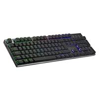 Cooler Master Sk653 Mechanisch draadloos toetsenbord - hybride Bluetooth/bedraad, RGB-achtergrondverlichting, compatibel met PC en Macos - It Layout, gunmetalgrijs, 43 x 12,5 x 2,5 cm; 737 gram