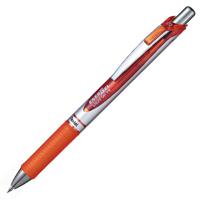 Pentel EnerGel Xm Intrekbare gelpen Oranje, Zilver 1 stuk(s)