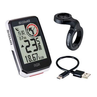 Sigma Sport 01053 fietscomputer 5,08 cm (2") Draadloze fietscomputer Zwart, Wit
