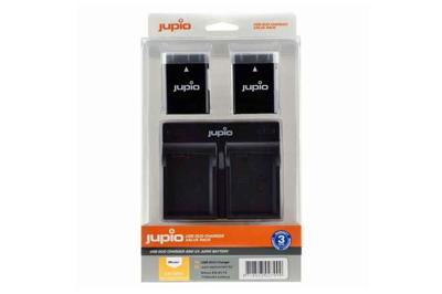 Jupio Value Pack: 2x Battery EN-EL14(A) 1100mAh + USB Dual Charger Jupio Value Pack: 2x Battery EN-EL14(A) 1100mAh + USB Dual Charger