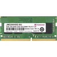 Transcend JetRAM Werkgeheugenmodule voor laptop DDR4 8 GB 1 x 8 GB 3200 MHz 260-pins SO-DIMM JM3200HSG-8G