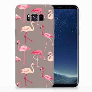 Samsung Galaxy S8 Plus TPU Hoesje Flamingo