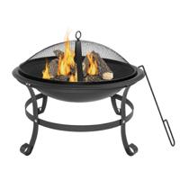 Viking Choice  Vuurkorf metaal - haard met deksel - 55x55x40 cm -