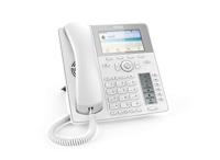 Snom D785 IP-telefoon, SIP bureautelefoon Color + SmartScreen, 12 SIP identiteiten sensor haak schakelaar, Bluetooth, USB, 48 self-labeling toetsen (12 fysiek), Wit, 00004392
