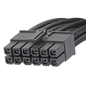 Molex 451361201 Male behuizing (kabel) Totaal aantal polen: 12 Inhoud: 1 stuk(s) Bulk