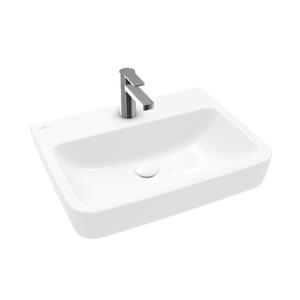 Villeroy & Boch O.novo wastafel onderzijde geslepen 60x46cm m.1 kraangat wit 4A416L01