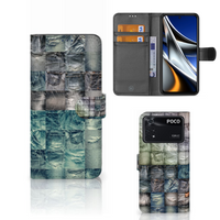 Wallet Case met Pasjes Xiaomi Poco X4 Pro 5G Spijkerbroeken