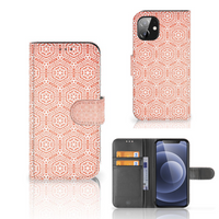 Apple iPhone 12 Mini Telefoon Hoesje Pattern Orange - thumbnail