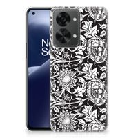 OnePlus Nord 2T TPU Case Black Flowers